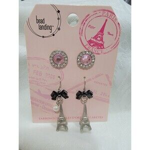 Bead Landing Paris Themed Earings